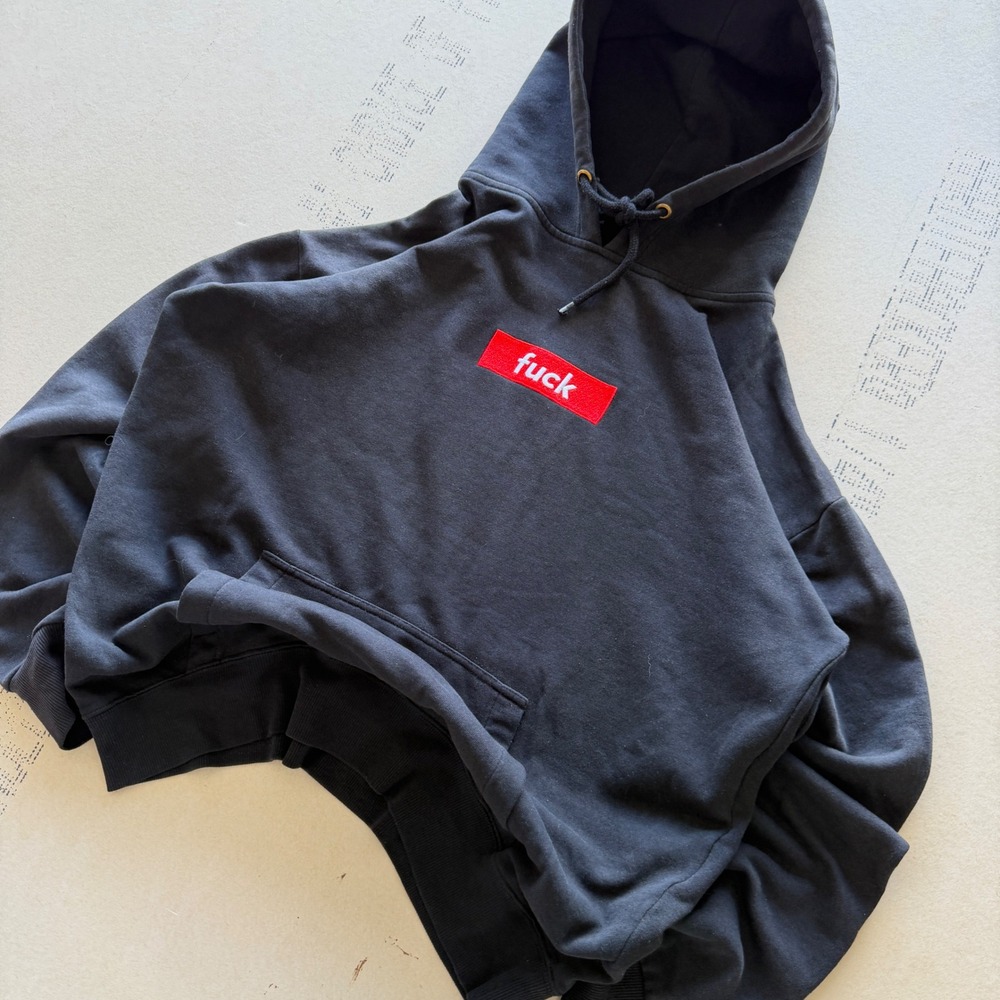 Insanely Rare supreme Style F*CK box logo hoodie